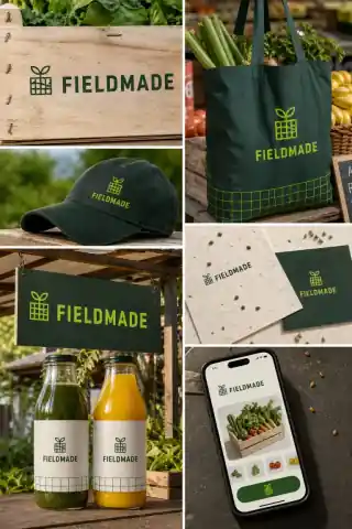 FieldMade brand identity applications