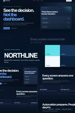 Northline brand identity applications